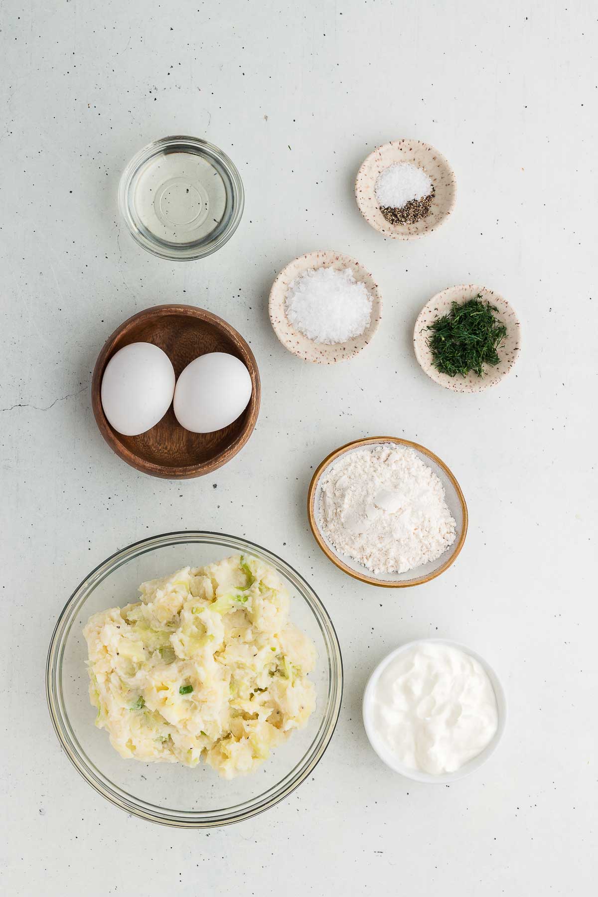 ingredients for Colcannon Cakes