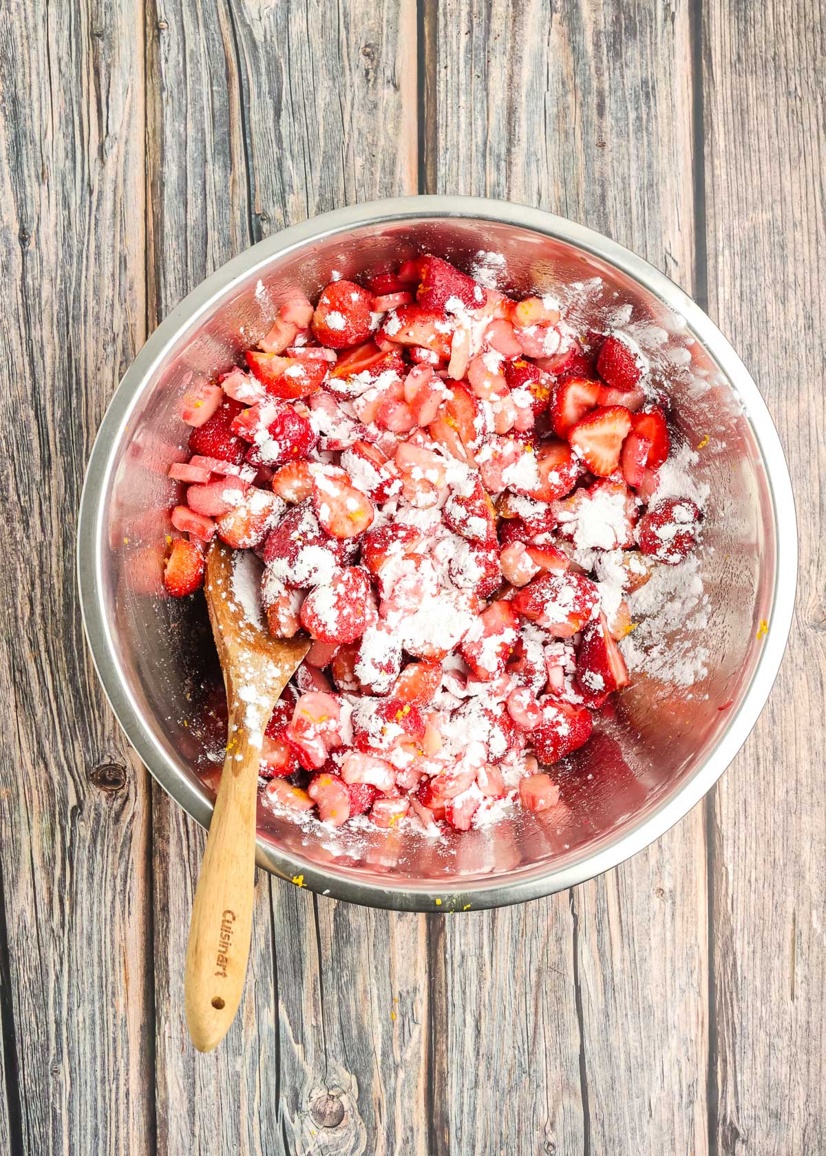 berries for Strawberry Rhubarb Crisp