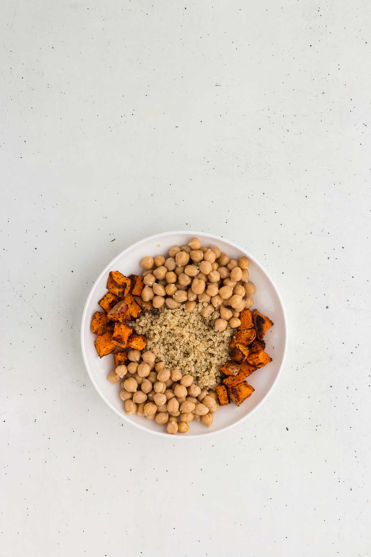 How to Make a Buddha Bowl - add the protein