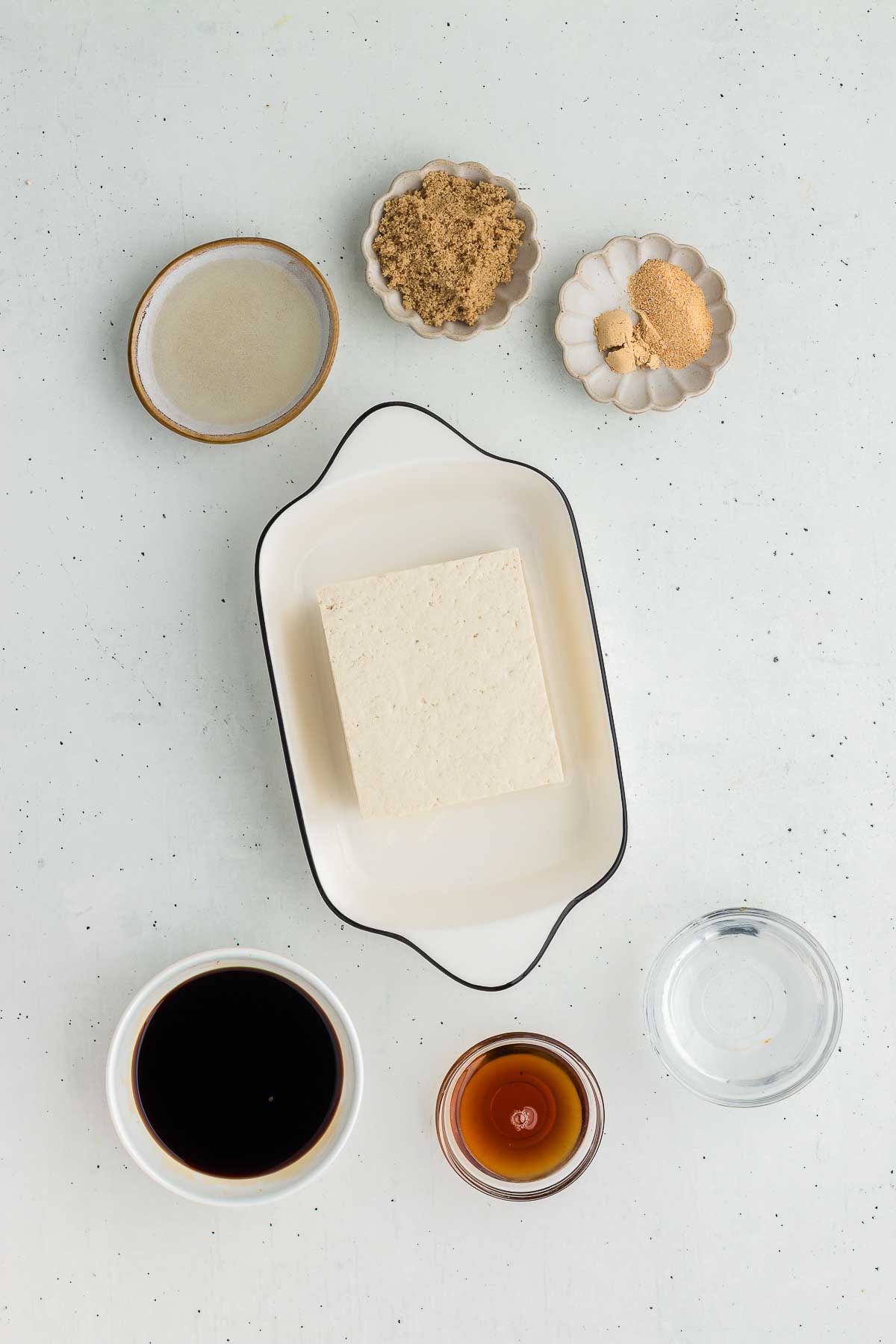 Marinated Baked Tofu ingredients