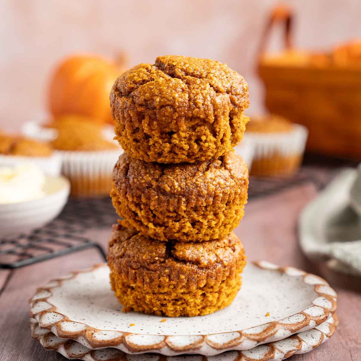 Image for Easy Blender Pumpkin Muffins (Gluten-Free, Made with Oats)