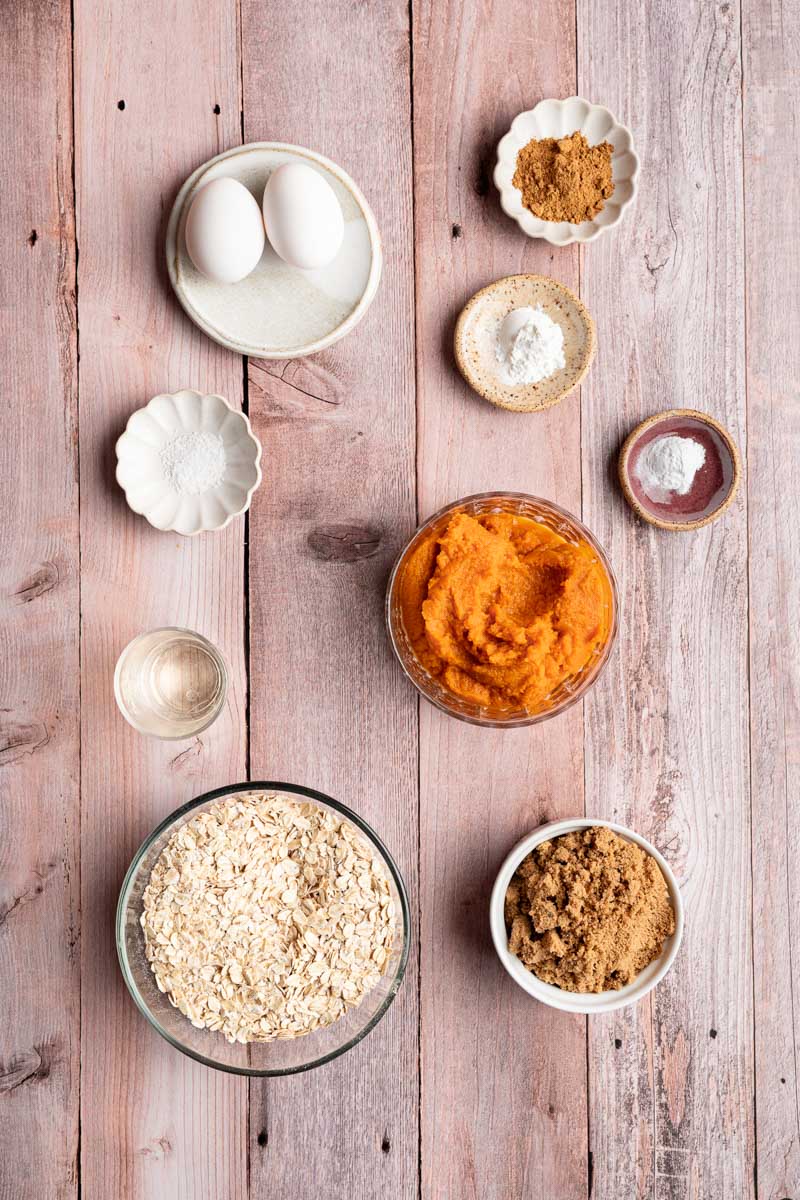 Ingredients for Blender Pumpkin Muffins