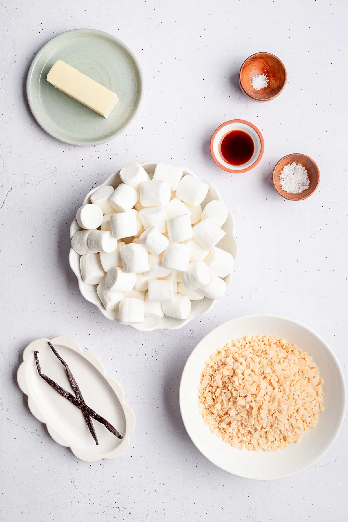 Ingredients for Brown Butter Rice Vanilla Krispie Treat Recipe Ingredients